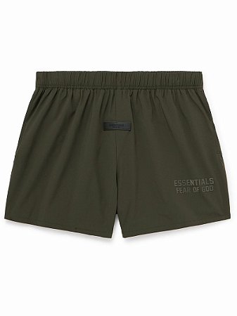 ESSENTIALS - Fear of God Bermuda " Drawstring Shorts Green "