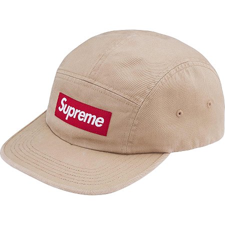 SUPREME - Boné WASHED CHINO TWILL CAMP CAP " Tan "