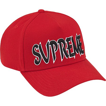 SUPREME x NEW ERA - SHARP SPELLOUT Red