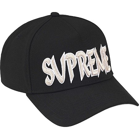 SUPREME x NEW ERA - SHARP SPELLOUT Black