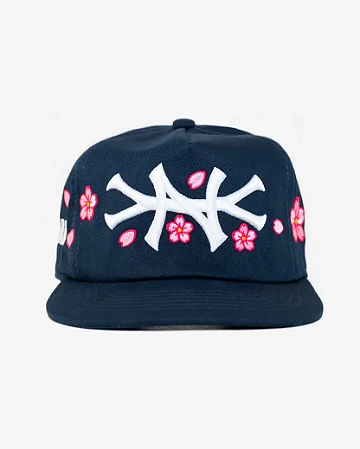 oMA Studios - Boné NY Cherry Blossom Navy