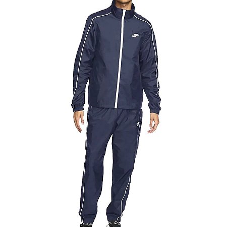 Agasalho Nike Nsw Suit Basic Masculino Azul Marinho