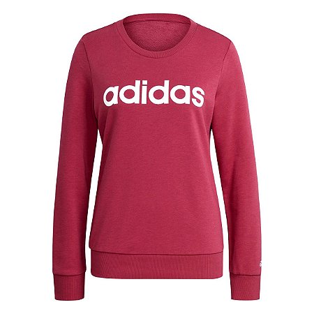 Blusão Adidas Essential Linear Rosa Feminino