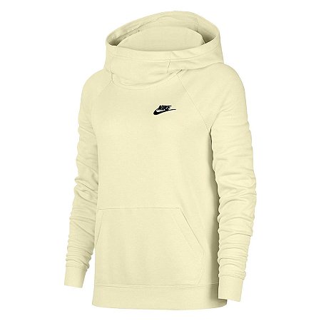 Moletom Nike Nsw Essential Fnl Po Amarelo Feminino