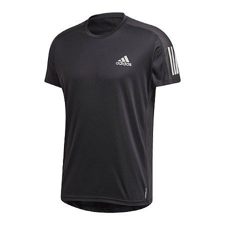 Camiseta Adidas Own The Run Refletivo Preto Masculino