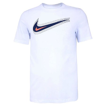 Camiseta Nike Nsw Swoosh 12 Month Branco Masculino