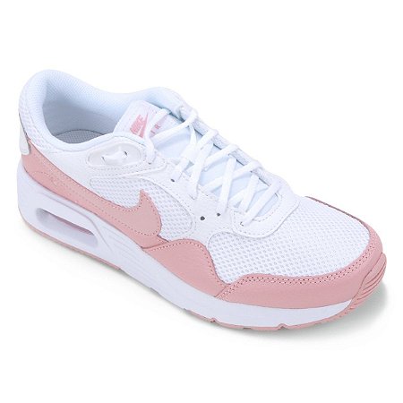 Tenis Nike Air Max Sc Branco/Rosa Feminino