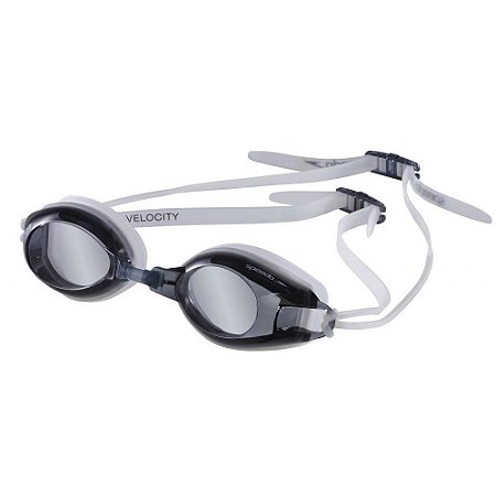 Óculos Natação Speedo Velocity Transparente Preto