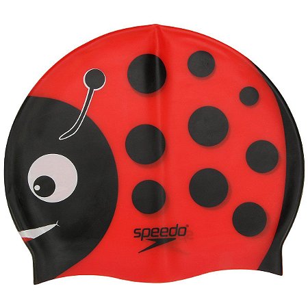 Touca Natação Speedo Joaninha Cap Vermelho