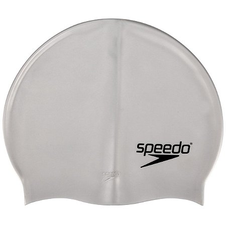 Touca Natação Speedo Junior Swim Cinza