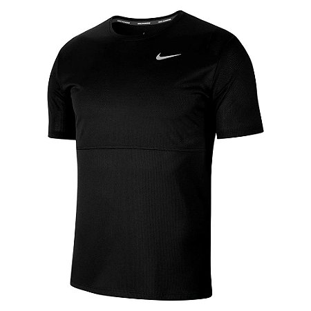 Camiseta Nike Breathe Run Top Ss Preto Masculino
