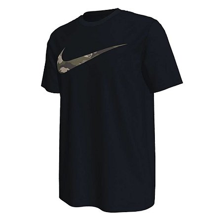 Camiseta Nike Df Camo Fill Gfx Preto Masculino