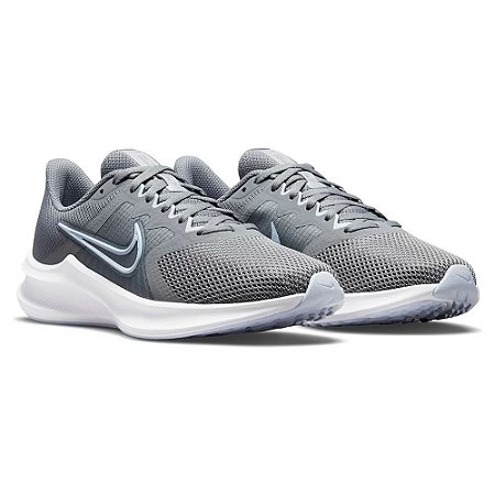Tenis Nike Downshifter 11 Cinza/Azul Feminino