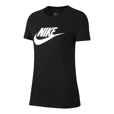 Camiseta Nike Essential Icon Ftra Preto Feminino