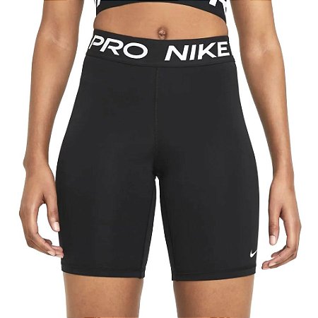 Shorts Nike Pro 365 8in Preto Feminino