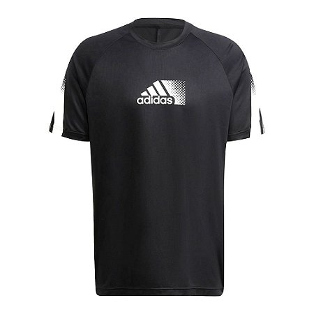 Camiseta Adidas D2m Seasonal Preto Masculino