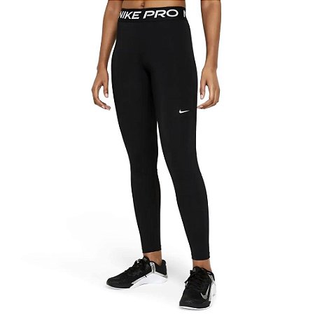 Calça Legging Nike Pro 365 Tight Fit Preto Feminino