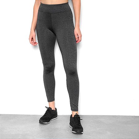 Calça Legging Mizuno Run Fast Cinza Escuro Feminino