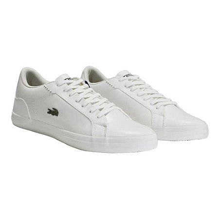 Tenis Lacoste Lerond Leather Branco Masculino