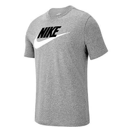 Camiseta Nike Nsw Icon Futura Cinza Masculino