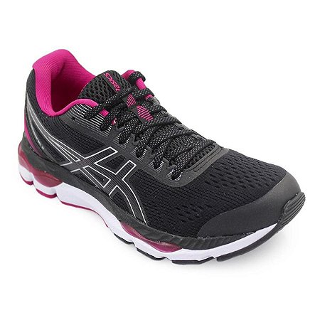 Tenis Asics Gel Hypersonic Preto/Rosa Feminino