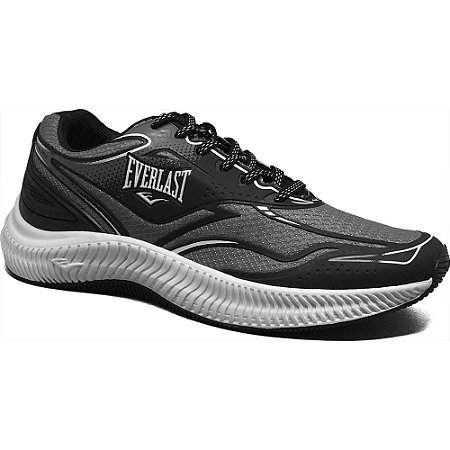 Tenis Everlast Grand Prix Preto/Branco Masculino