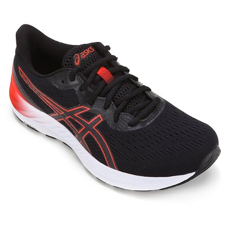 Tenis Asics Gel Excite 8 Preto e Vermelho Masculino