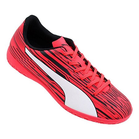 Chuteira Futsal Puma Rapido III BDP Rosa Masculino