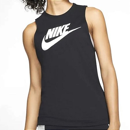 Regata Nike Swoosh Futura Feminino Preto