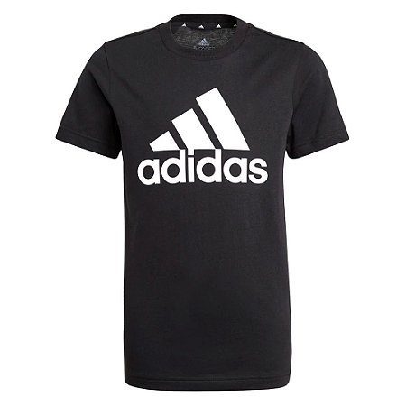 Camiseta Adidas Logo Basic Infantil Preto