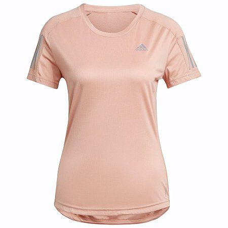 Camiseta Adidas Own The Run Ambient Feminino Rosa