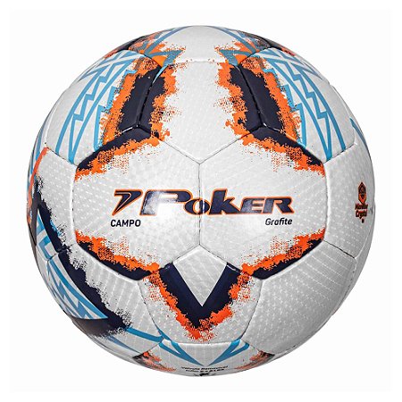 Bola de Campo Poker Grafite Crystal Microfiber 32 Gomos Azul