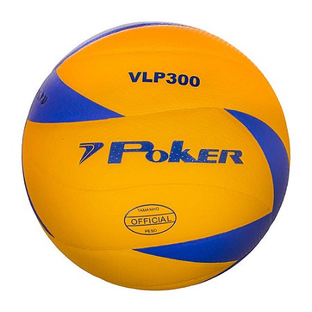 Bola De Vôlei Poker Profissional PU VLP 300 Amarelo