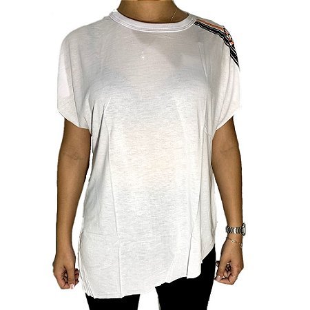 Camiseta Colcci Estampada Feminino Branco