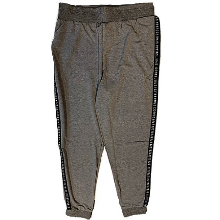 Calça Colcci Moletinho Jogging Feminino Mescla Grafite