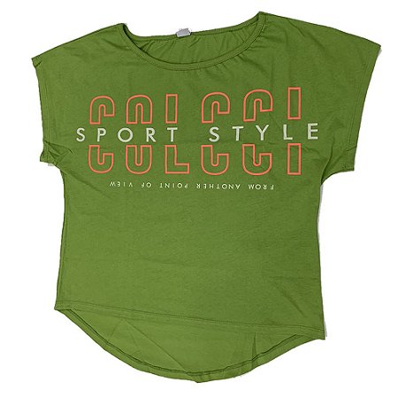 Blusa Colcci Estampada Sports Feminino Verde