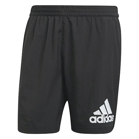 Shorts Adidas Run It Basic Preto Masculino