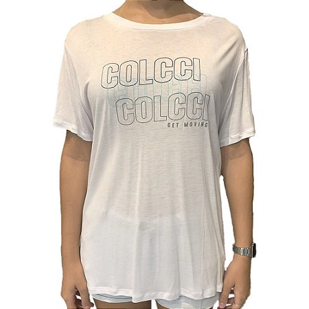 Camiseta Colcci New Comfort Feminino Branco