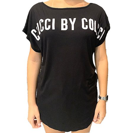 Camiseta Colcci New Comfort Fit Sport Feminino Preto