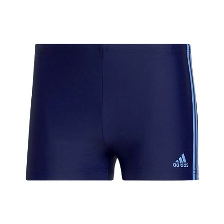 Sunga Adidas Boxer 3 Listras Azul Marinho Masculino
