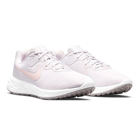 Tenis Nike Revolution 6 Next Nature Feminino Rosa Claro