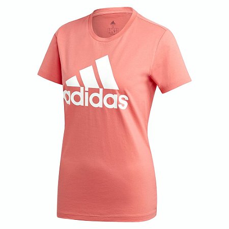 Camiseta Adidas Must Haves Badge Of Sport Feminino Rosa