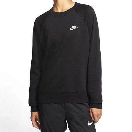 Blusão Nike Sportswear Essential Feminino Preto e Branco