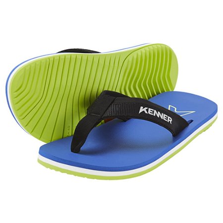 Sandália Kenner Kinno Azul e Verde Masculino