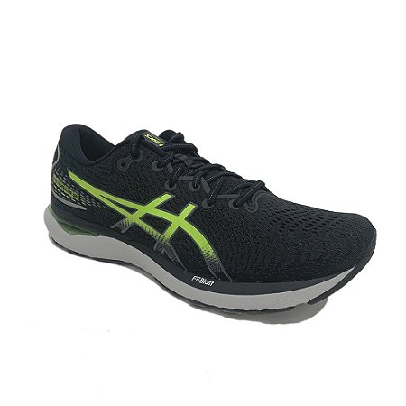 Tenis Asics Gel Cumulus 24 SE Preto e Verde Masculino