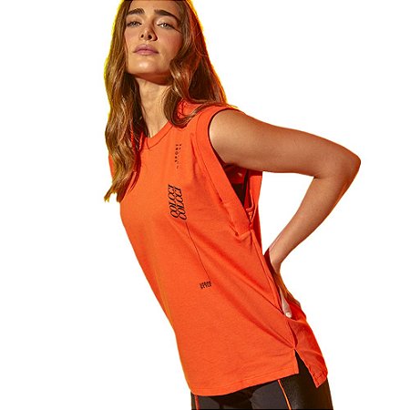 Regata Colcci Sport Basic Feminino Laranja Campana