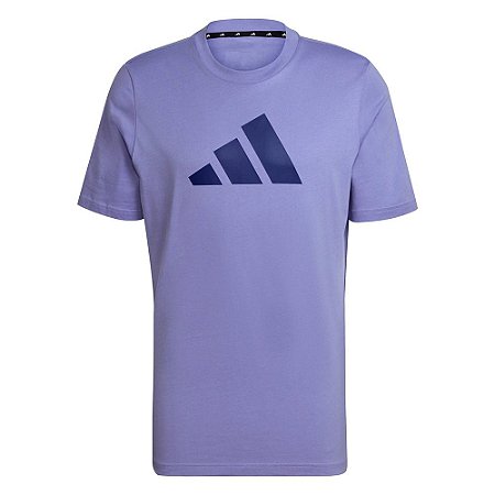 Camiseta Adidas Future Icon Logo Roxo Masculino