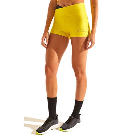 Shorts Colcci Sport Sculp Feminino Amarelo