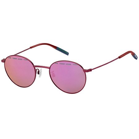 Óculos de Sol Tommy Jeans 0030S Roxo Lente Rosa