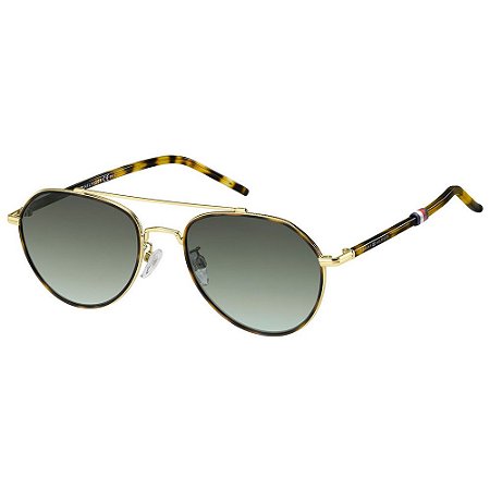 Óculos de Sol Tommy Hilfiger 1678FS Dourado Lente Verde Água